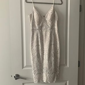 Vince Camuto White Lace Dress